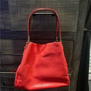 Coach Vibrant Red Shoulder Bag